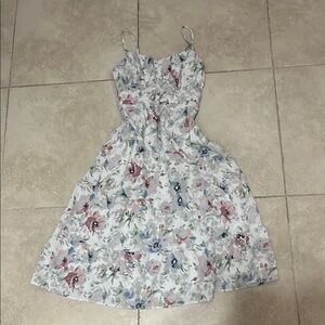 Floral Spaghetti Strap Dress